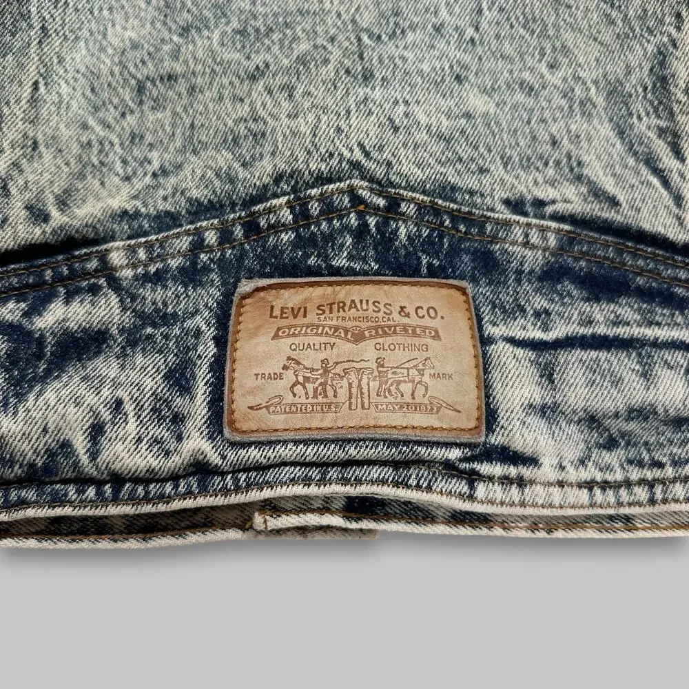 Levi’s Vintage Acid Wash Denim Trucker Jacket - Men’s Size XL